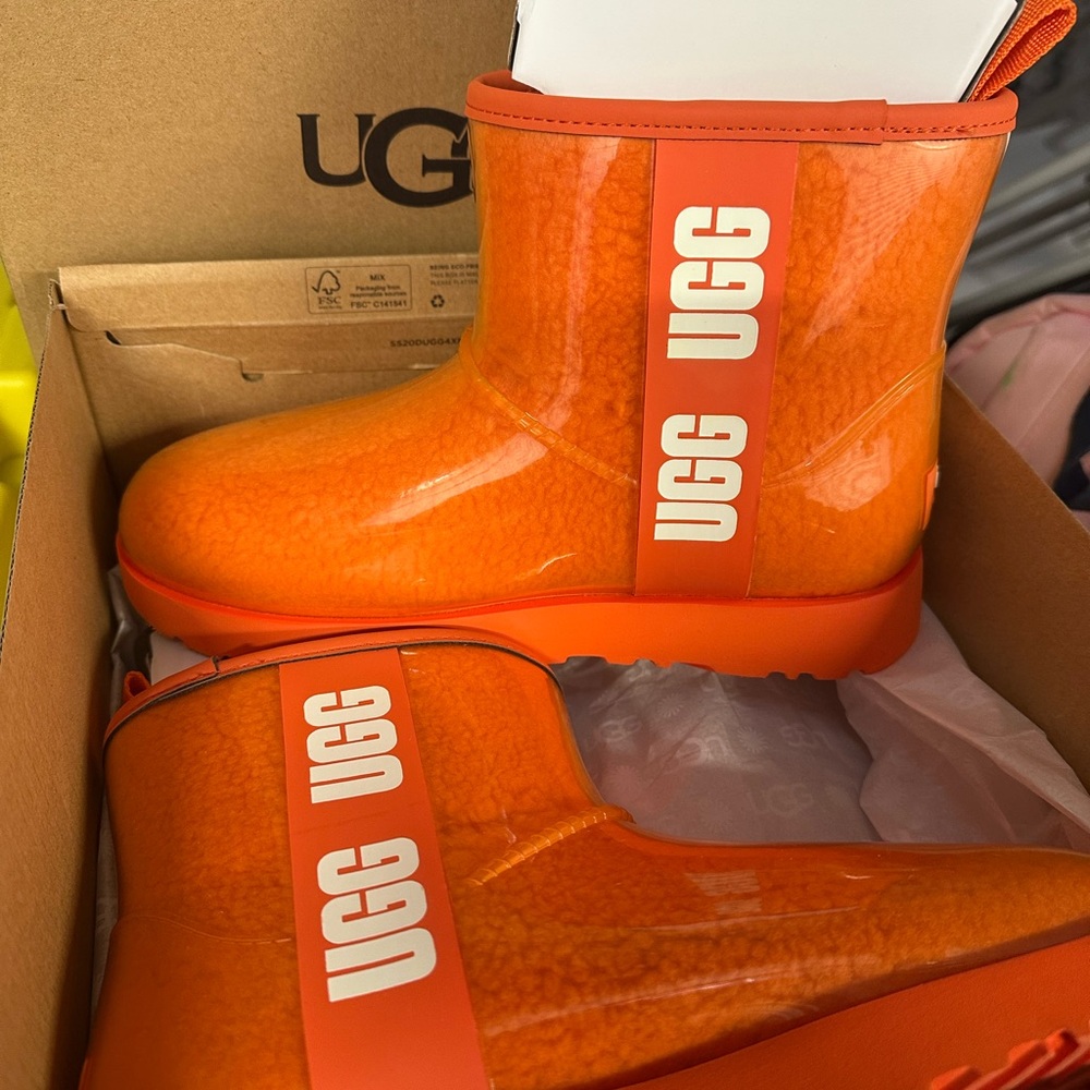 UGG Kids Vibrant Orange Boots